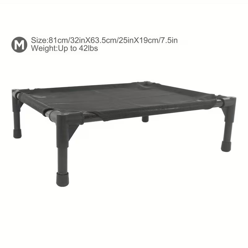r Pet Bed, Black, Available in Multiple Sizes (42.1"x29.9"x7.5", 32"x25"x7.5", 22"x17"x7.5") -