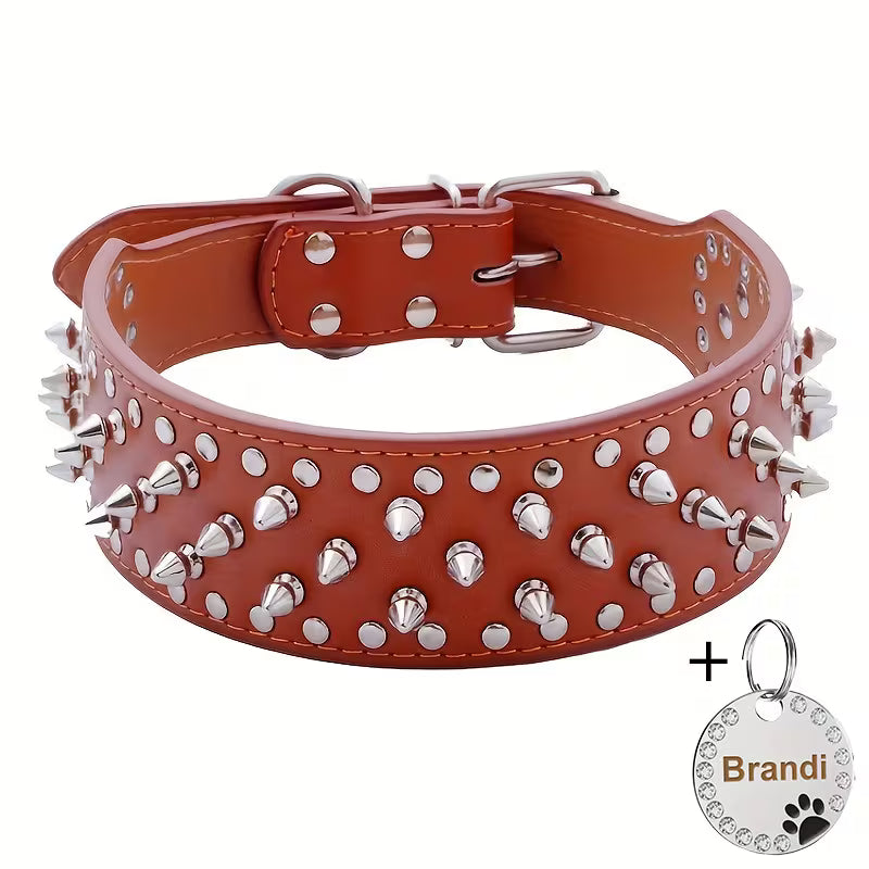 Personalized Anti-Chew PU Dog Collar