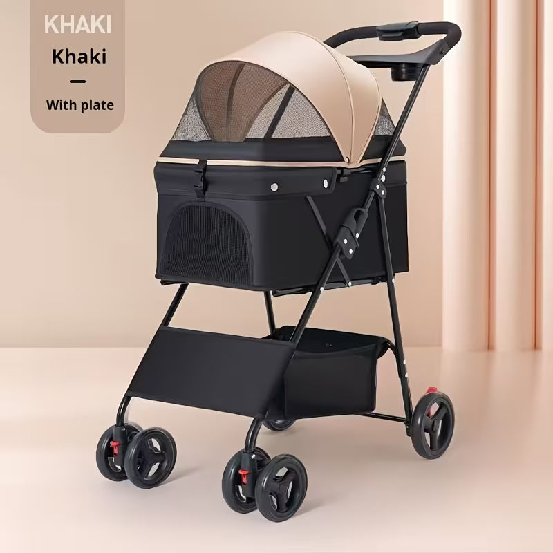 Pet Stroller Lightweight Foldable Cat Dog