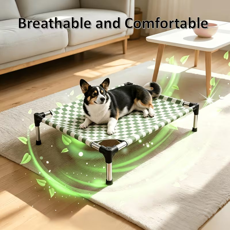 Raised Cooling Pet Bed – Indoor & Outdoor