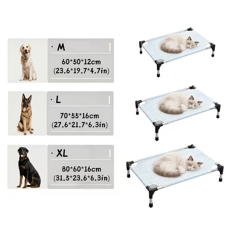 Raised Cooling Pet Bed – Indoor & Outdoor