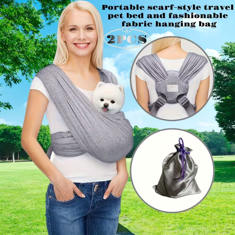Pet Front Carry Dog Backpack Set