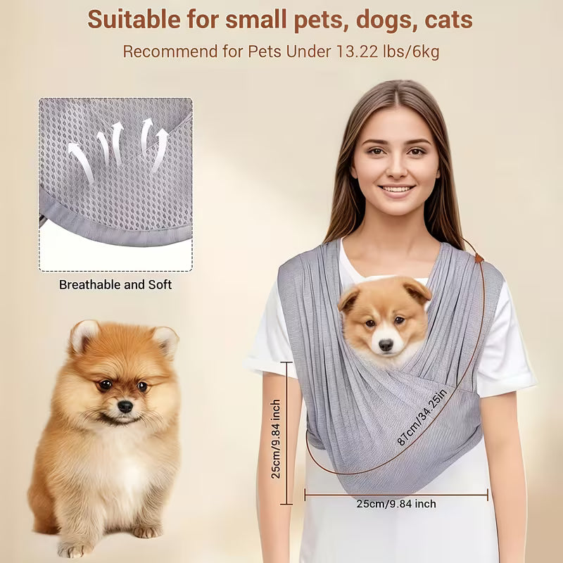 Pet Front Carry Dog Backpack Set