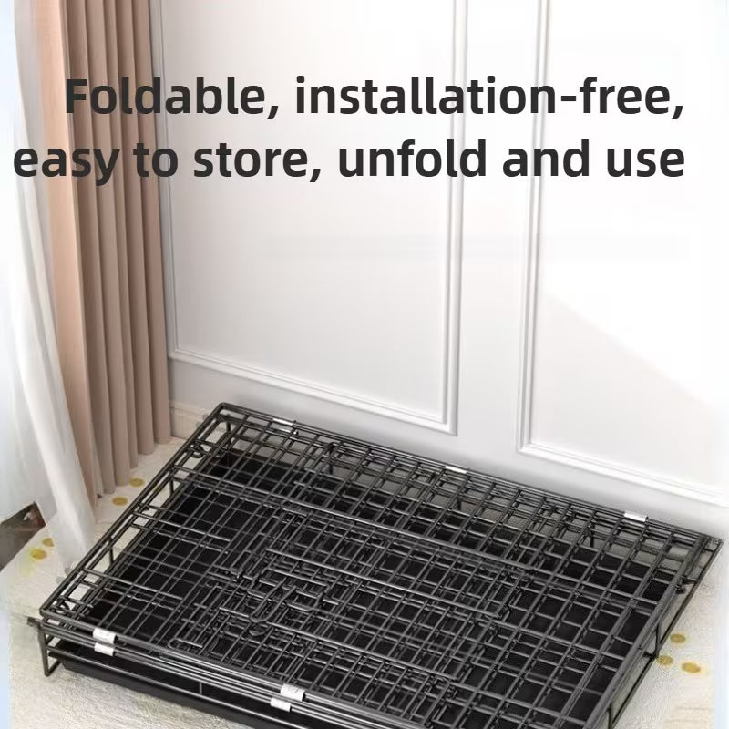 Pet Cage Fence Home Folding Dog Kennel Car Cage Cat Cage Is More Suitable for Medium
