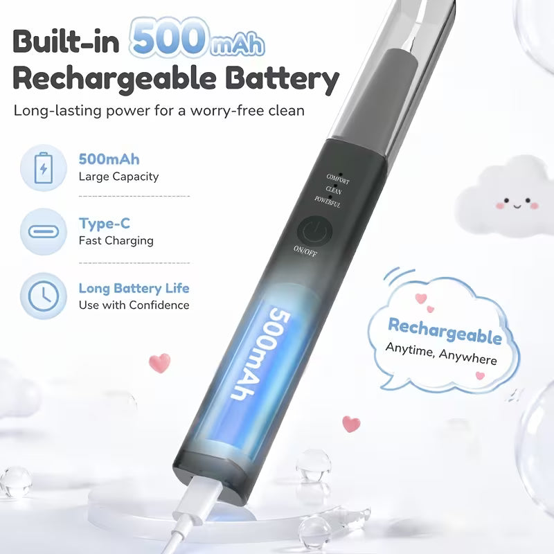 , Pet Teeth Cleaning, Interdental Cleaner with 3 Cleaning Modes
