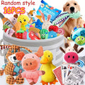 16pcs Cute Plush Squeaky Dog Toys – Soft Small Pet Chew Toys
