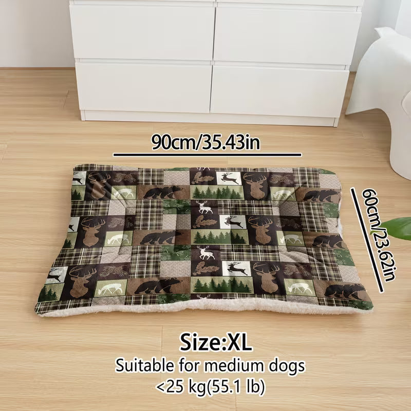 Warm Winter Dog Bed – Soft Cozy Pet Mat