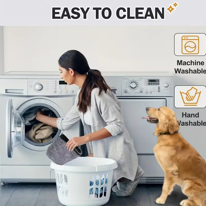 2-in-1 Pet Bath Towel & Robe – Super Absorbent Quick-Dry Dog & Cat Towel