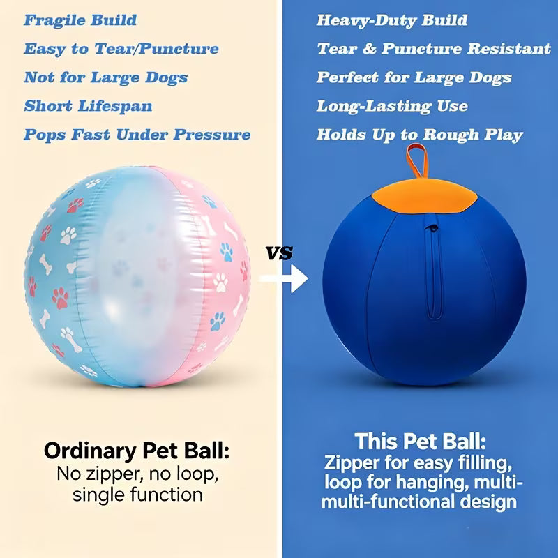 17.72" Dog Herding Ball – Durable Interactive Exercise Toy