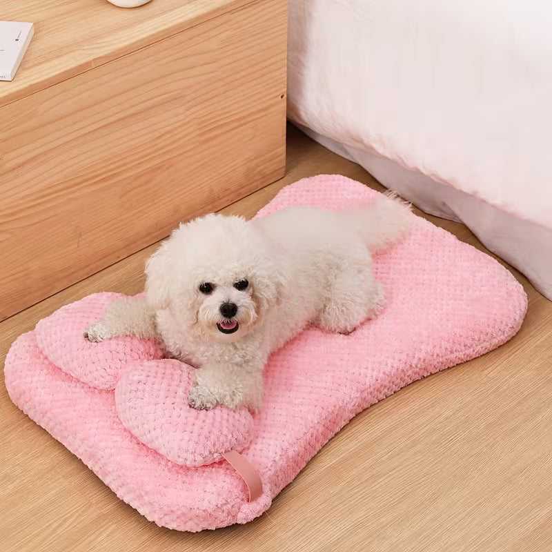 Pet Dog Bed Mat, Soft And Comfortable Short