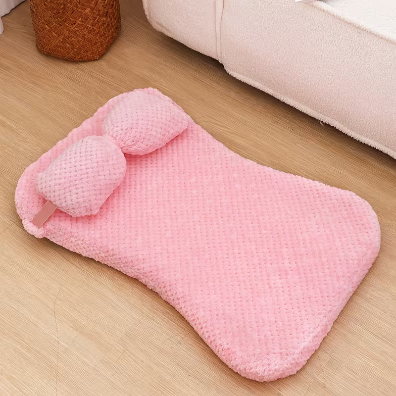 Pet Dog Bed Mat, Soft And Comfortable Short