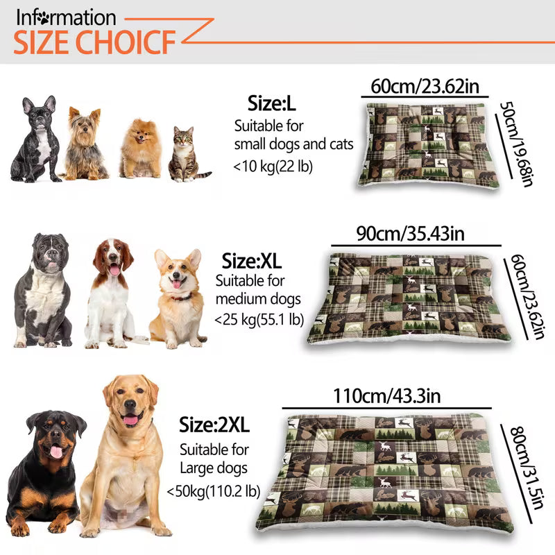Warm Winter Dog Bed – Soft Cozy Pet Mat