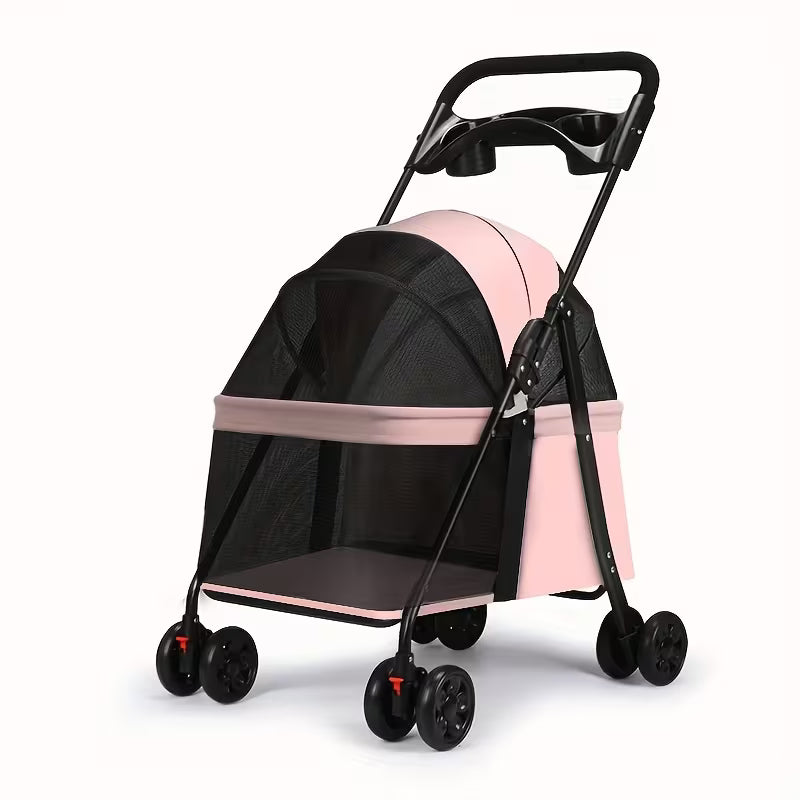 3-in-1 Premium Foldable Pet Stroller