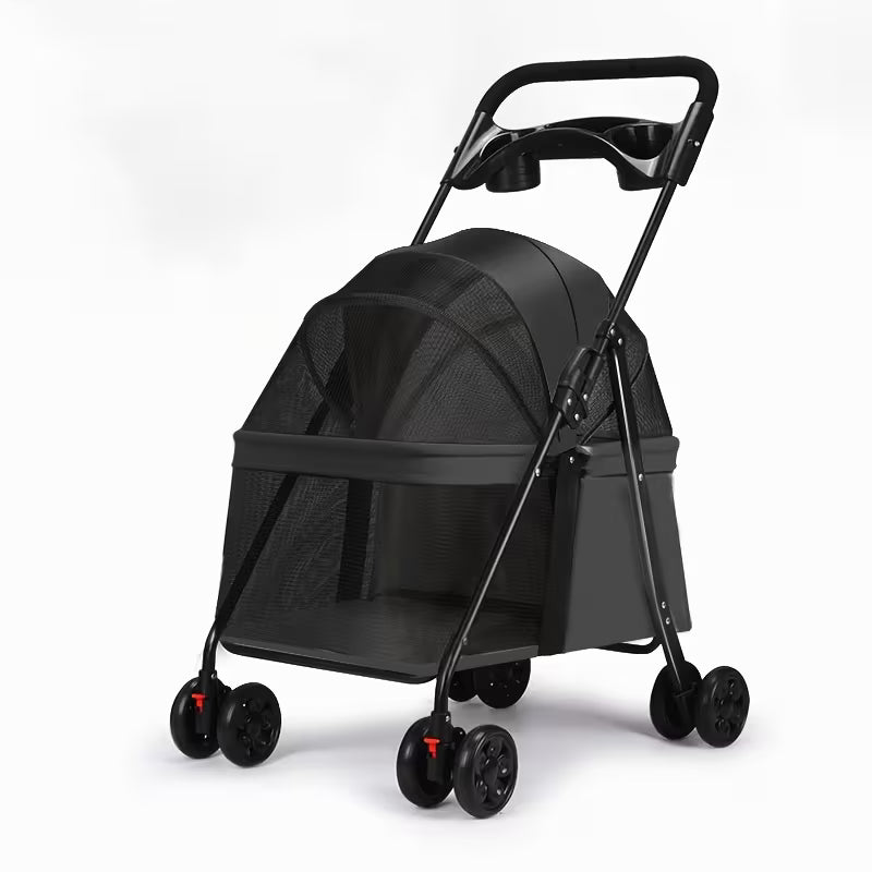 3-in-1 Premium Foldable Pet Stroller