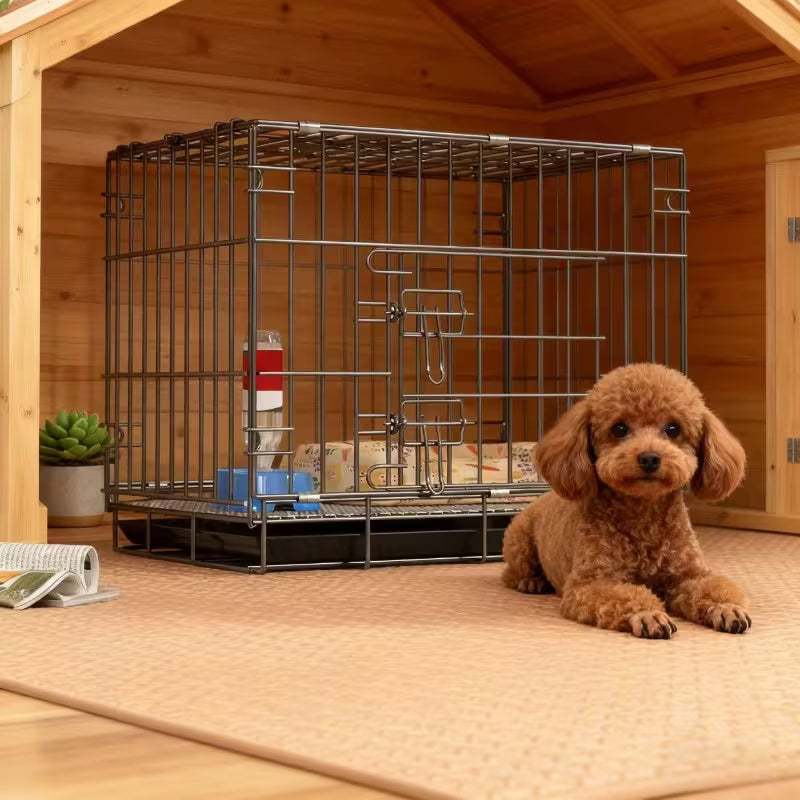 Pet Cage Fence Home Folding Dog Kennel Car Cage Cat Cage Is More Suitable for Medium