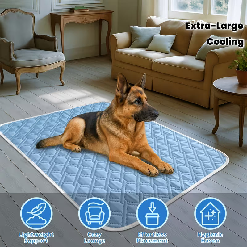 Pet Cooling Mat - Ultra-Soft Absorbent Surface