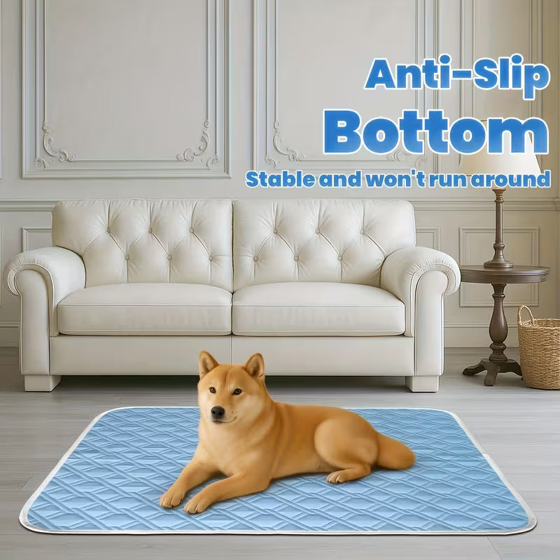Pet Cooling Mat - Ultra-Soft Absorbent Surface
