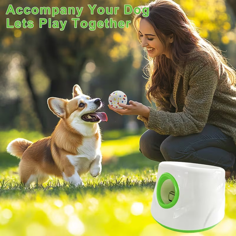 Automatic Dog Ball Launcher – Interactive Fetch Toy for Small & Medium Dogs