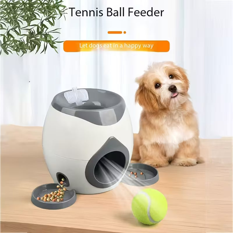 Dog Tennis Ball Treat Dispenser – Interactive Food Puzzle Toy