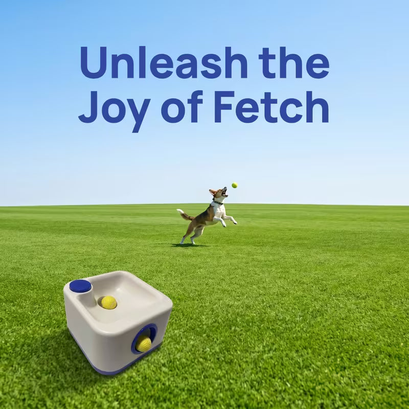 Automatic Dog Ball Launcher – Rechargeable Interactive Fetch Toy