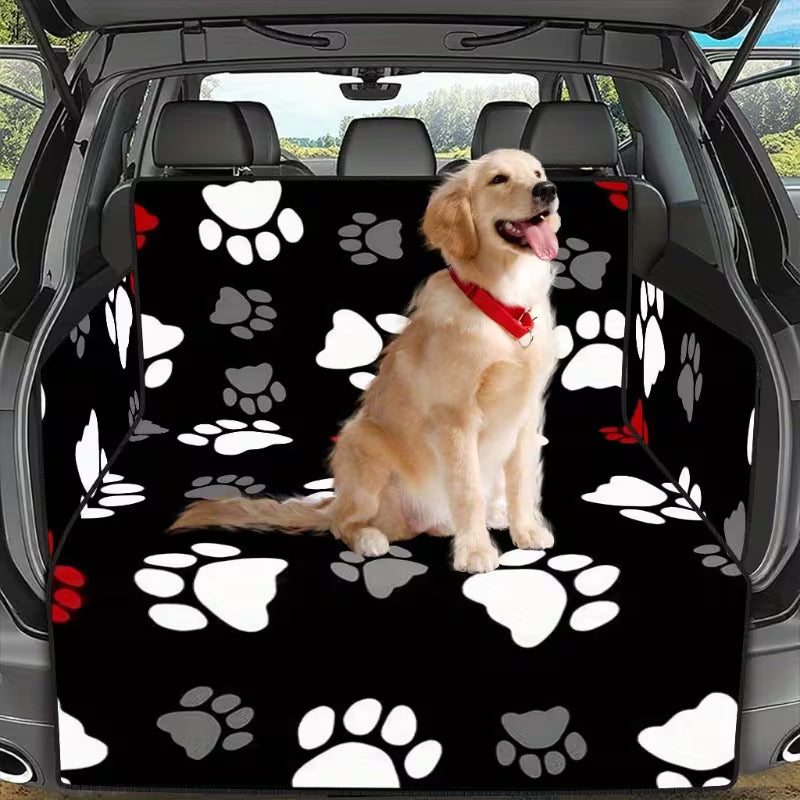 Oxford Cloth Pet Car Trunk Mat – Full-Coverage Dog Seat Protector