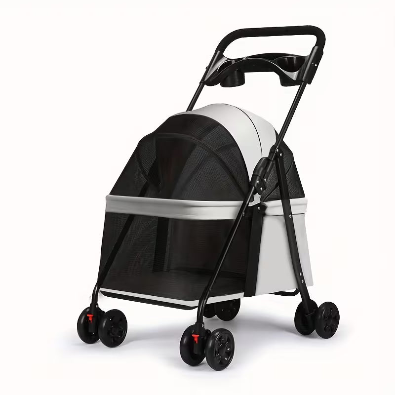 3-in-1 Premium Foldable Pet Stroller