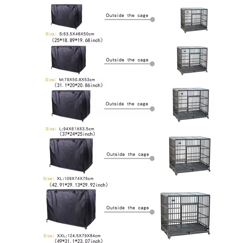 Outdoor Dog Crate Cover