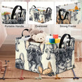 Cartoon Bulldog Storage Basket