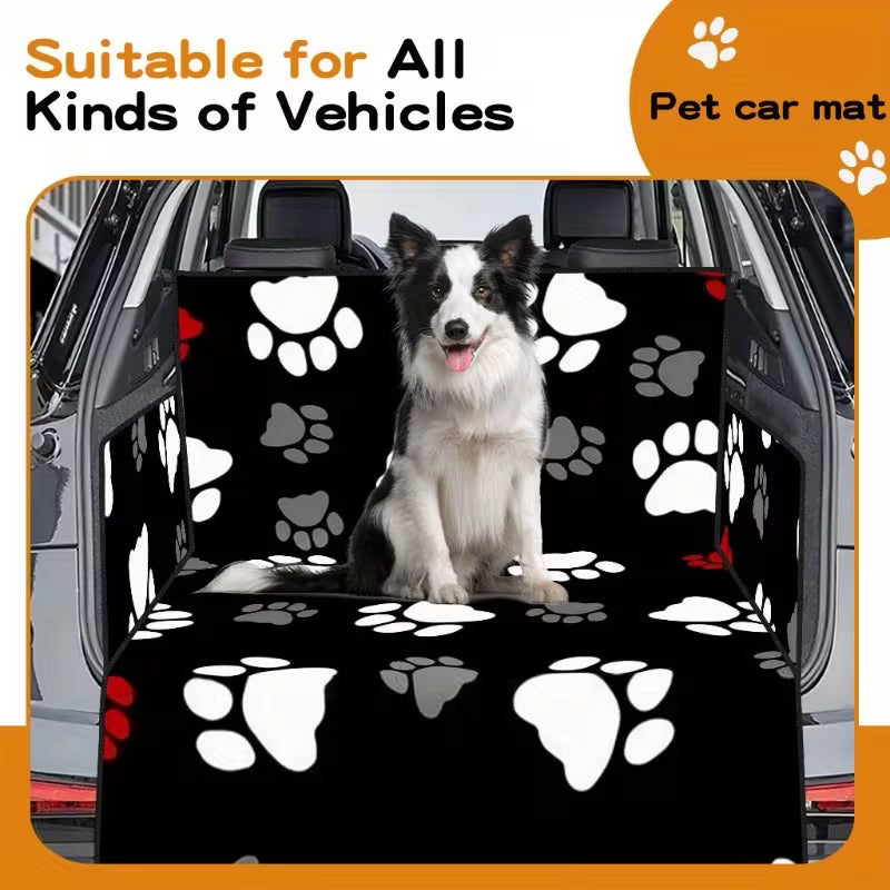 Oxford Cloth Pet Car Trunk Mat – Full-Coverage Dog Seat Protector