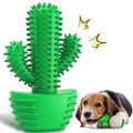 Dog Cactus Chew Toy – Rubber Teething & Dental Cleaning Toy
