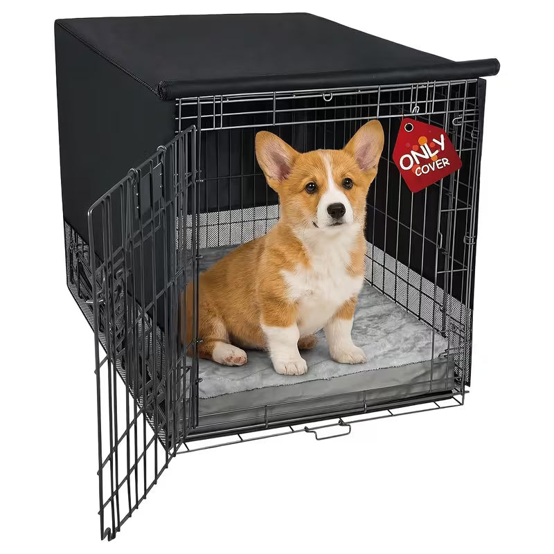 3-Piece Dog Crate Cover & Toy Set