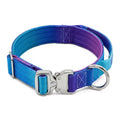 Blue Purple Gradient Tactical Dog Collar