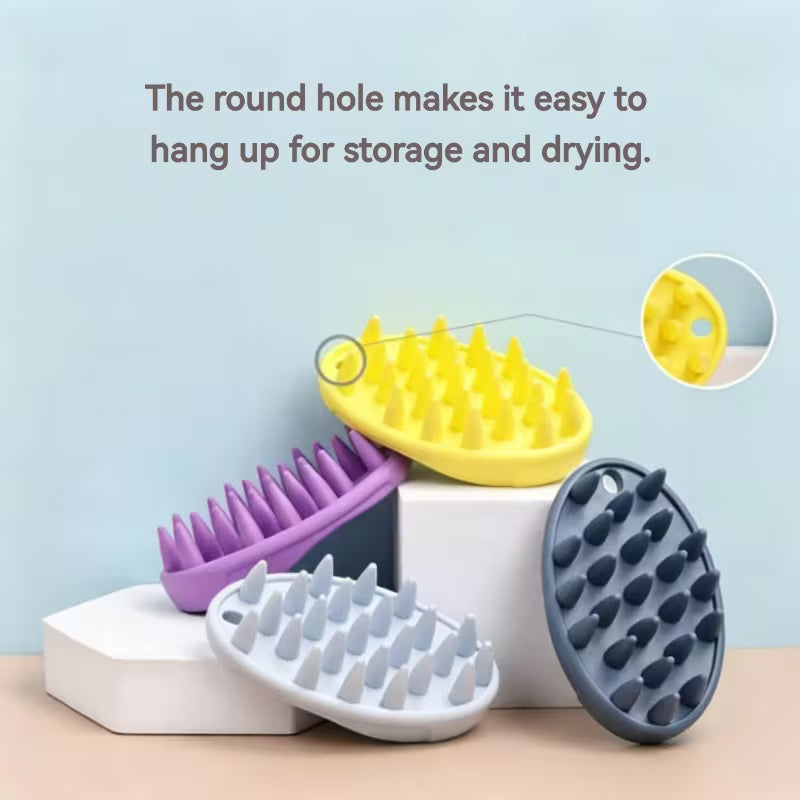 Pet Bath Brush for Cats and Dogs with Grooming Massage