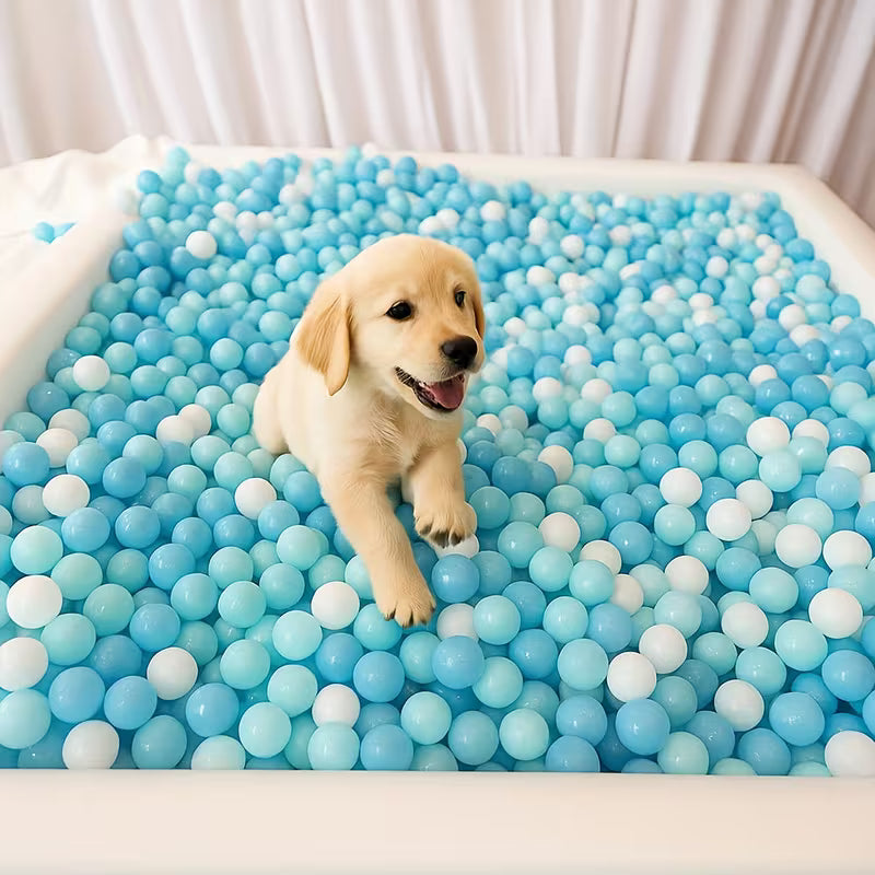 220pcs Macaron Ocean Balls Suitable for Children/Pet Play Plastic Spheres