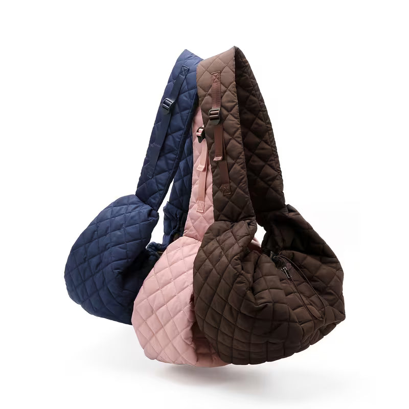 1pc Cozy Pet Carrier Sling Bag for Cats & Small Dogs