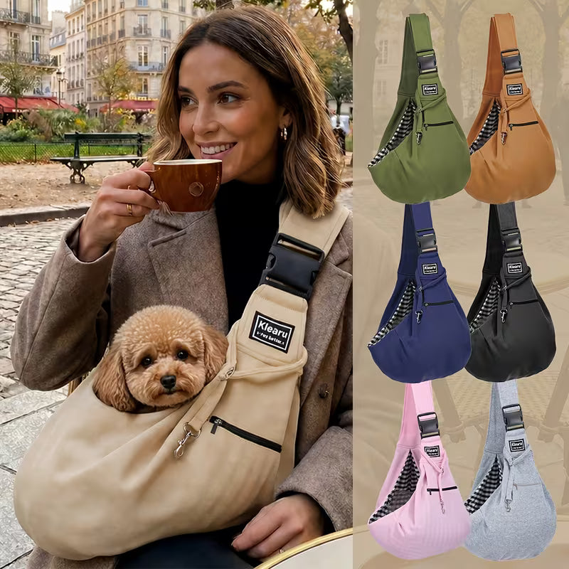 Adjustable Pet Carrier Bag for Dogs & Cats – 16lb/7.5kg