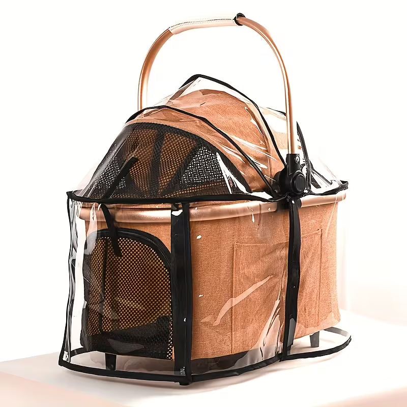 Transparent Pet Stroller Rain Cover