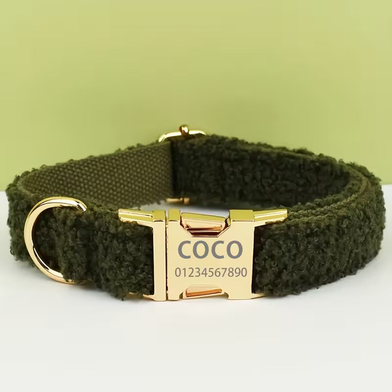 Dog Collar with Adjustable Soft & Warm Design,