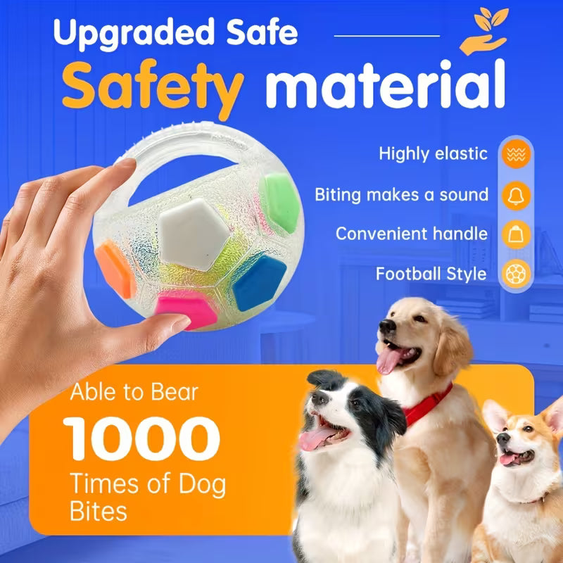 Calming Squeaky Floating Dog Ball – Fetch & Play