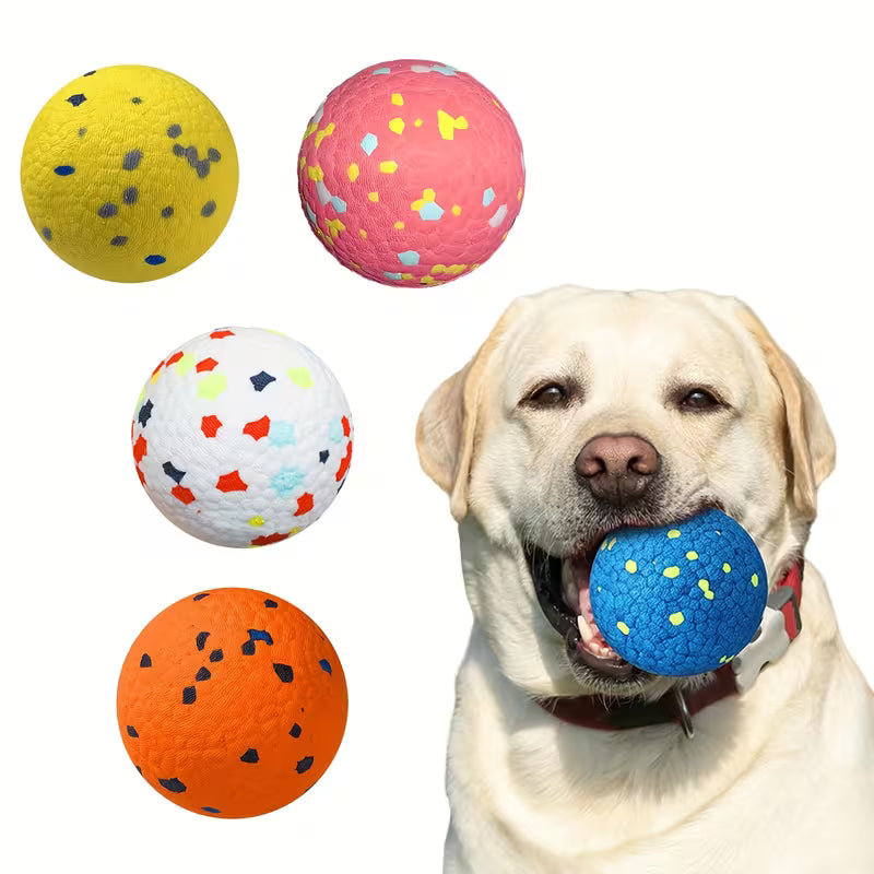 4pcs Durable Tennis Balls for Dogs – Bouncy Fetch Toys