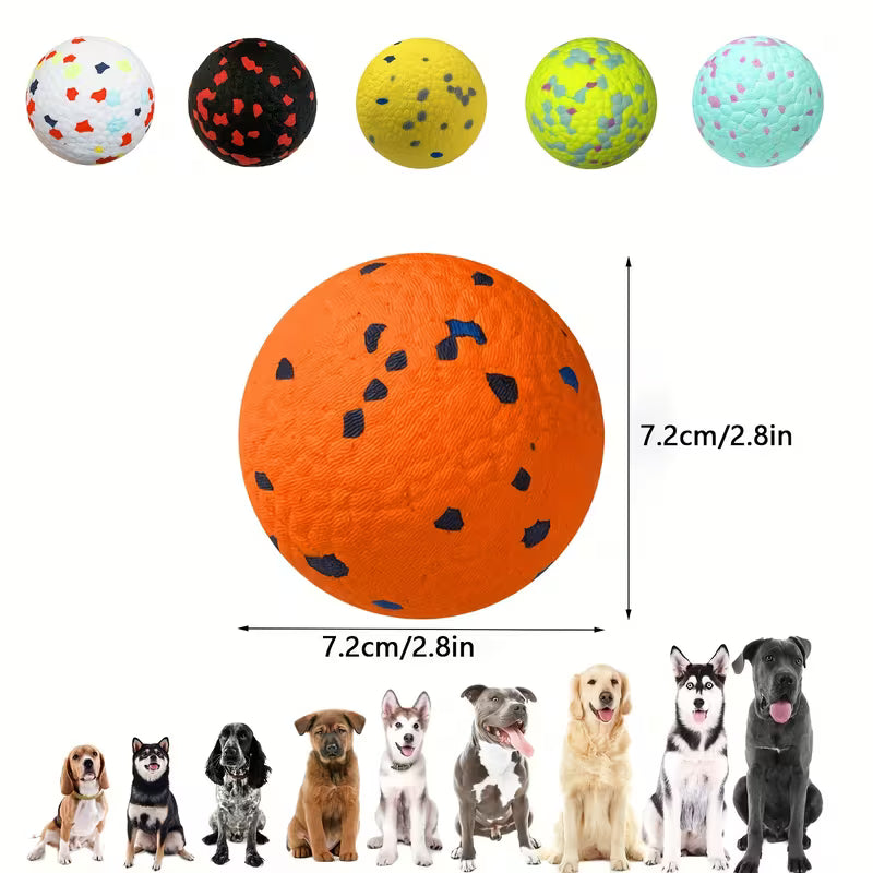 4pcs Durable Tennis Balls for Dogs – Bouncy Fetch Toys