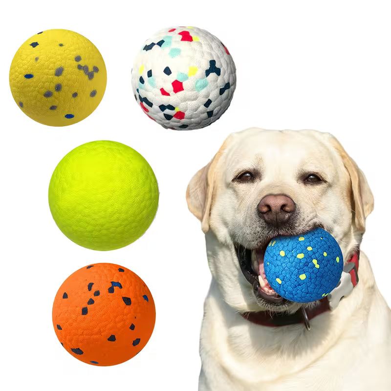 4pcs Durable Tennis Balls for Dogs – Bouncy Fetch Toys