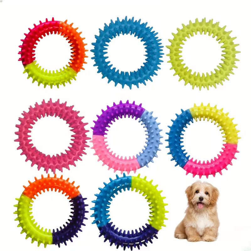 8 Pack Dental Chew Rings for Dogs & Cats