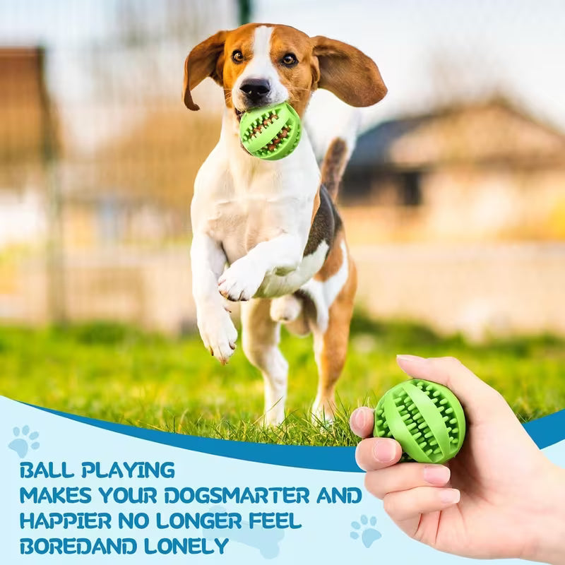 12 Pack Interactive Treat Dispensing Dog Balls