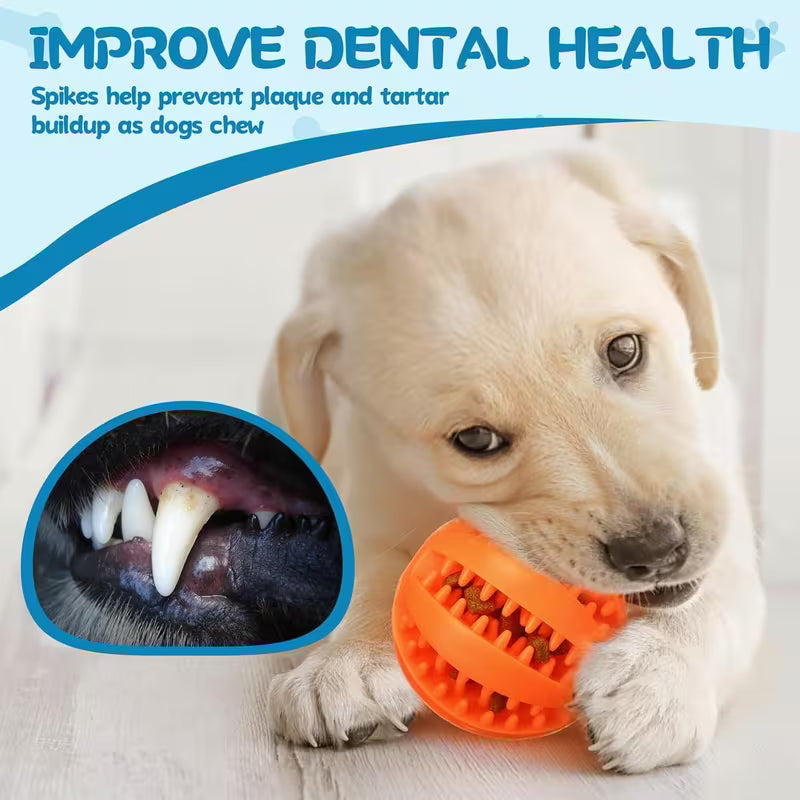 12 Pack Interactive Treat Dispensing Dog Balls