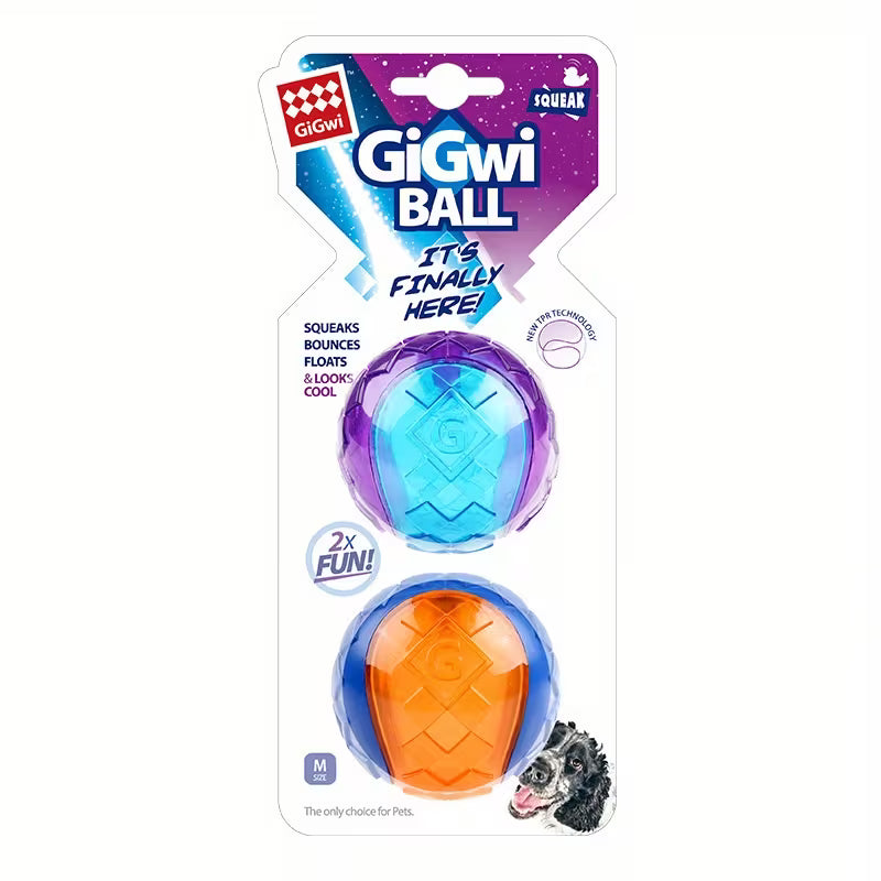 Interactive Sound Dog Ball – Bouncy & Chew Toy