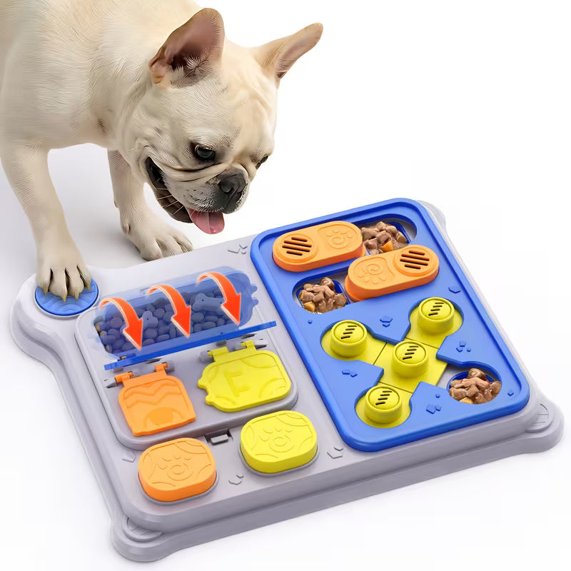 Interactive Slow Feeder Dog Toy – Puzzle & Training