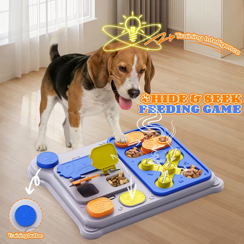 Interactive Slow Feeder Dog Toy – Puzzle & Training