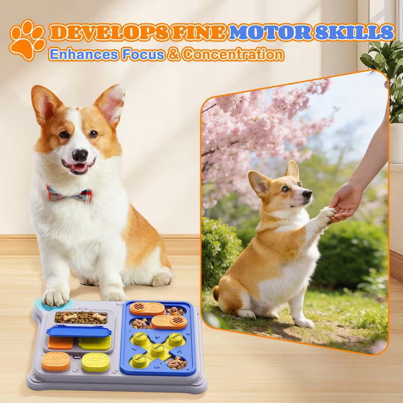 Interactive Slow Feeder Dog Toy – Puzzle & Training
