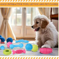 8 Pack Squeaky Dental Dog Toys for Small Dogs